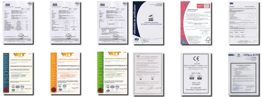 89*39mm WPC Joist with CE & Fsc Certificate