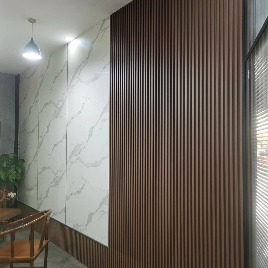 3D Hollow Core Colored Slat WPC Wall Panel for Decorative Lattice