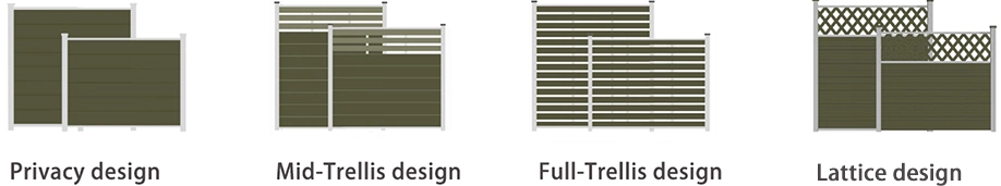 Backyard Hand Rail, Decorative Balustrade, Garden Fence with UV Resistance