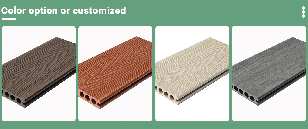 Wholesale 3D Embossed Outdoor WPC Wood Composite Decking